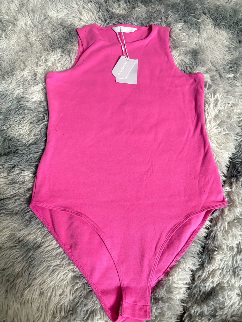 Girls' Pink Sleeveless One-Piece Bodysuit - Brand Mangopop Large